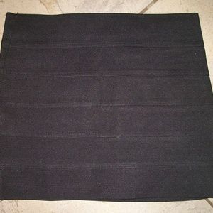 Luna Chix Black Total Stretch Body Con Skirt S